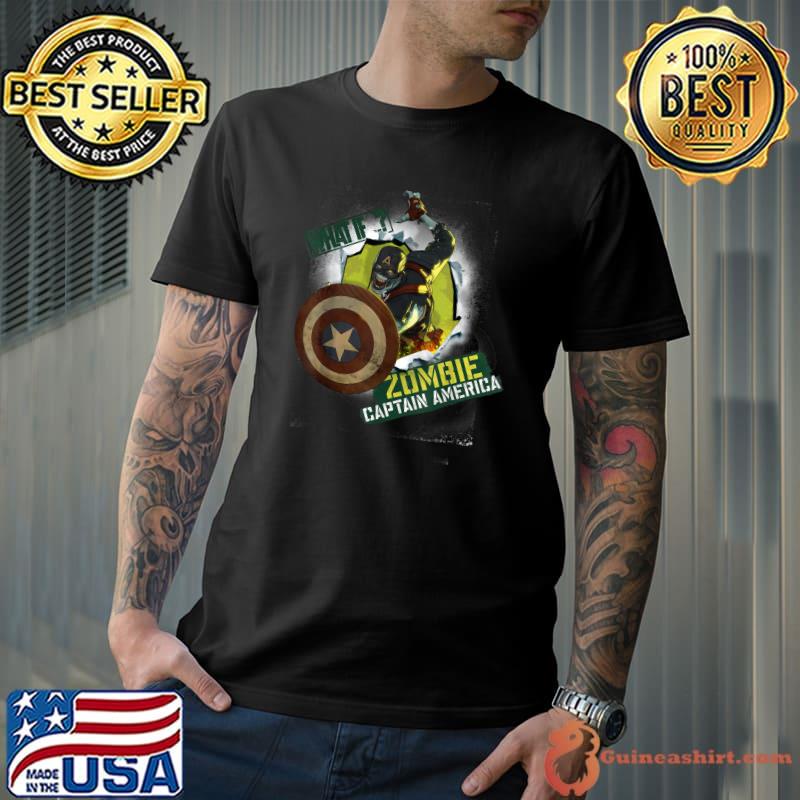 Marvel WHAT IF… Zombie Captain America T-Shirt