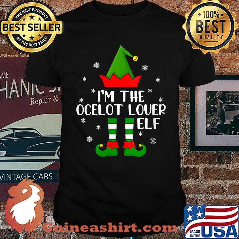 Matching Family Funny I'm The Ocelot Lover Elf Christmas T-Shirt