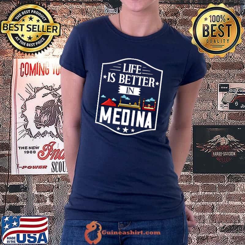 Medina Saudi Arabia City Skyline Map Travel T-s Ladiestee