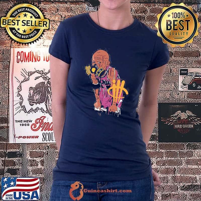 Meltdown Mask Scary Shirt Ladiestee