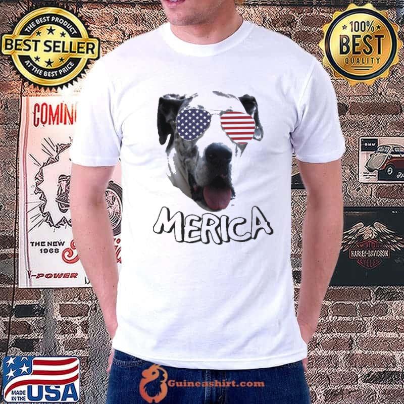 Merica Dog Independence Day 4Th Of July Shirt Unisex