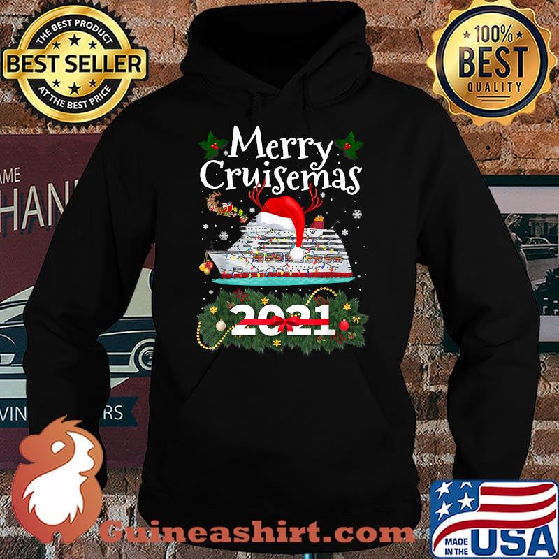 Merry Cruisemas 2021 Christmas Santa Reindeer Cruise Funny T-Shirt Hoodie