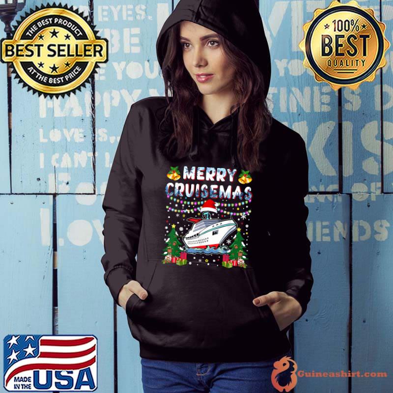 Merry Cruisemas Family Cruise Christmas 2021 Funny Boat Trip T-Shirt