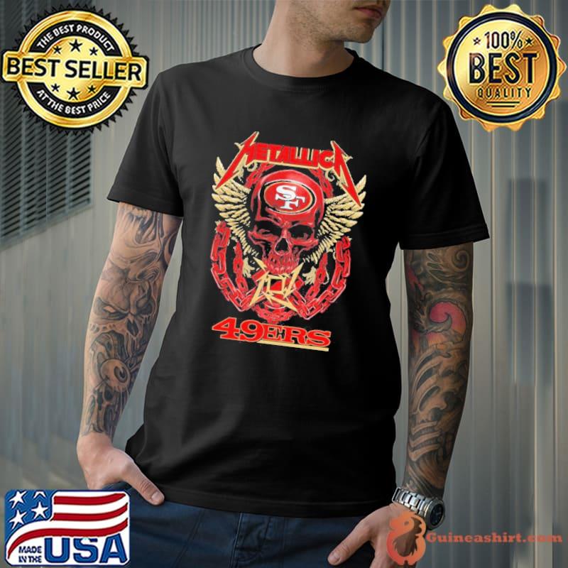 Skull Metallica San Francisco 49ers Shirt