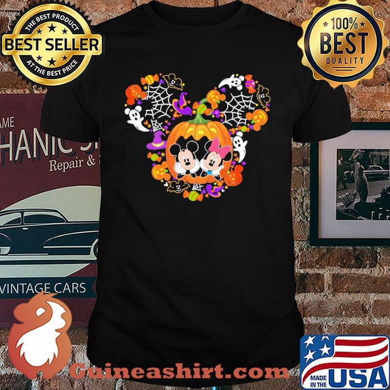 Mickey Boo Ghost Pumpkin Halloween Disney Shirt