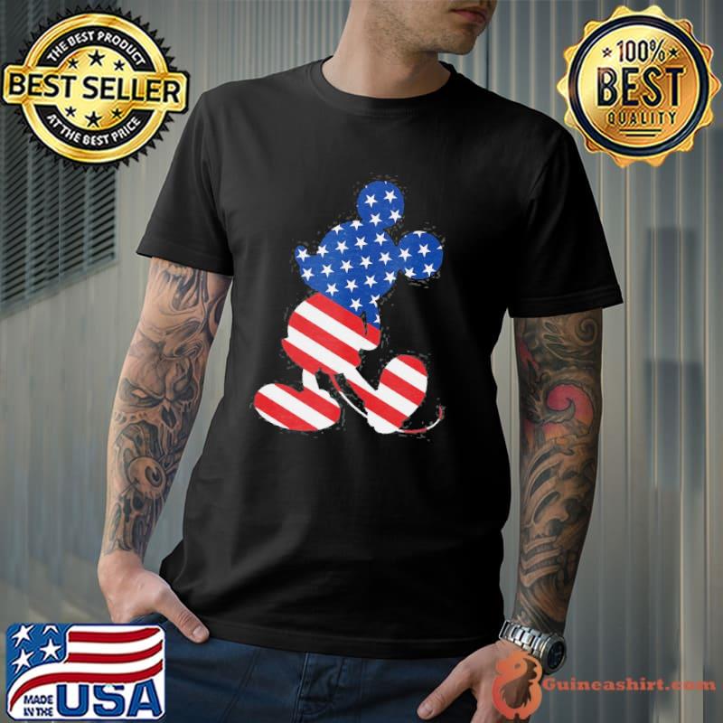Mickey Mouse American Flag Usa Shirt Unisex