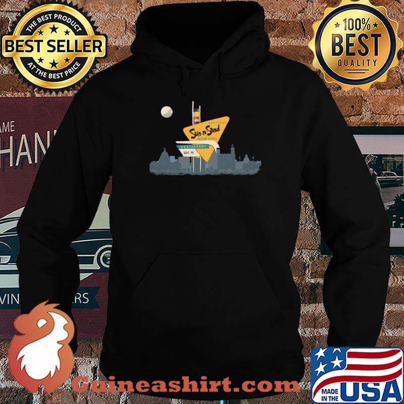Mid Century Modern Sun n Sand Retro T-Shirt Hoodie