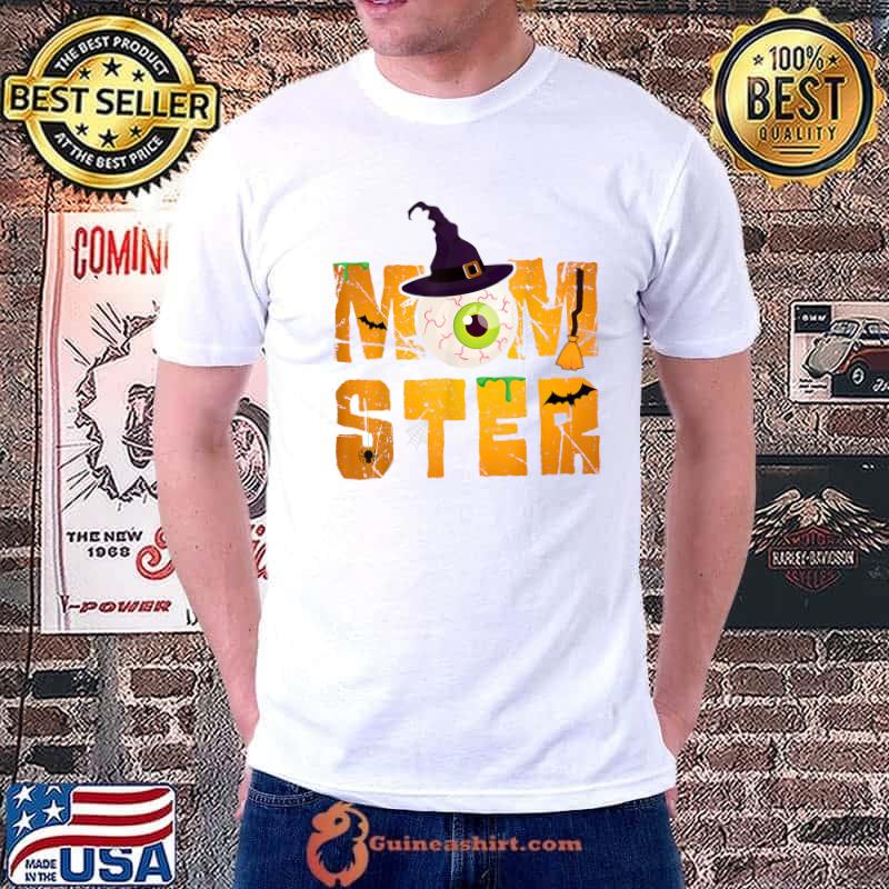 Momster TShirt Scary Halloween Costume Funny Monster Mom T-Shirt