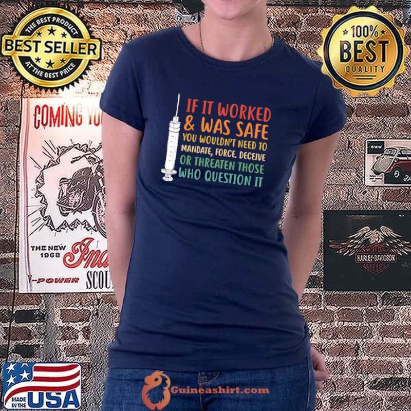 My Body My Choice Vaccinated T-Shirt Ladiestee