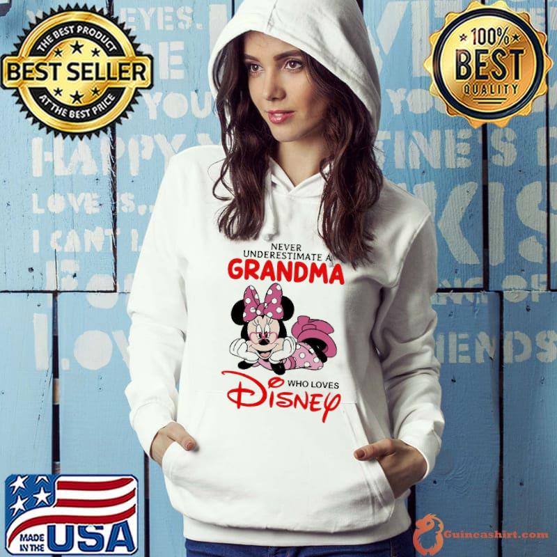 Never Underestimate A Grandma Who Loves Disney Mickey Shirt