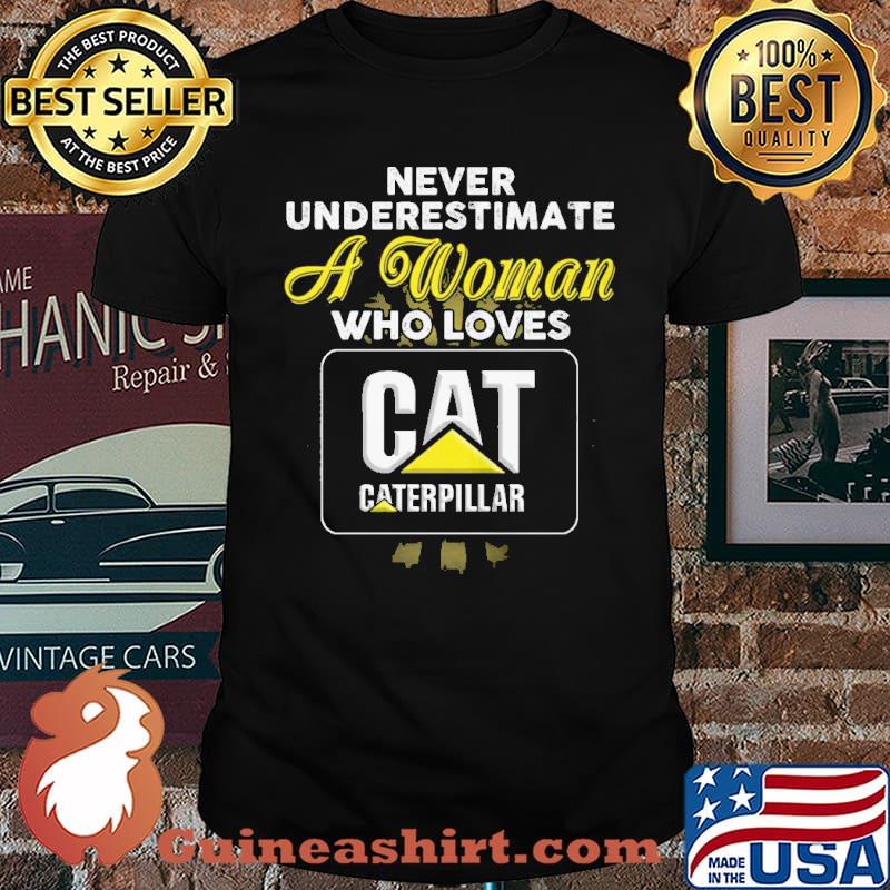 Never Underestimate A Woman Who Love Caterpillar Shirt