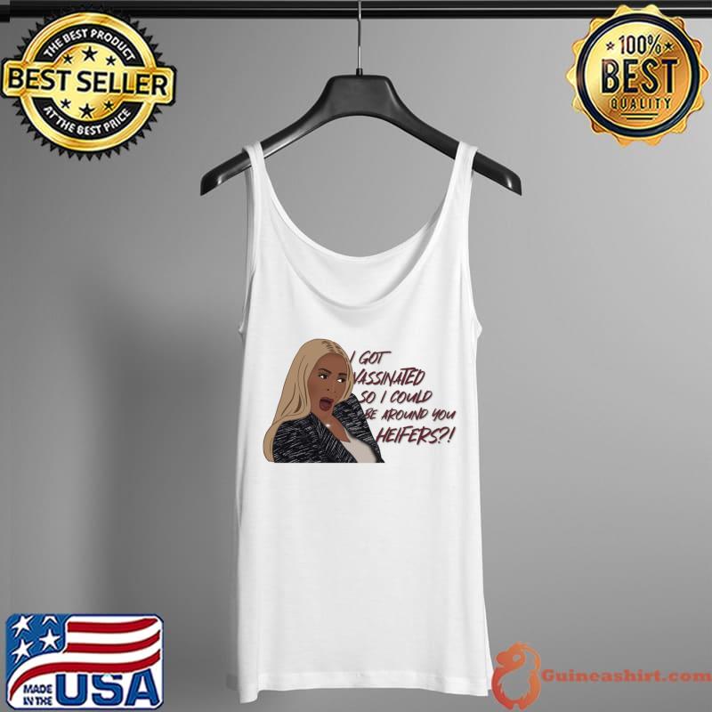 Nice i Got Vassinated So I Could Be Around You Heifers Vaccinated T-s Tank Top