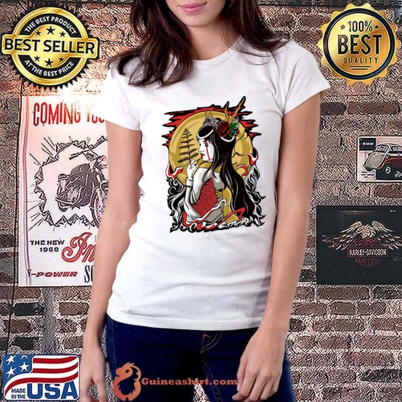 Nice indian drawing Classic T-Shirt Ladiestee