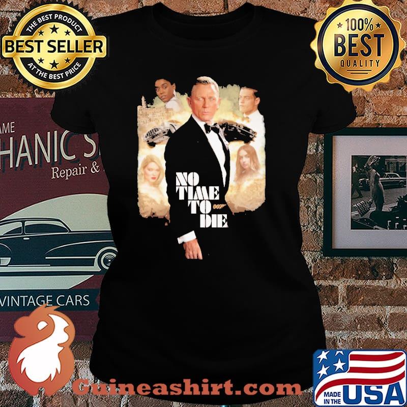 No Time To Die James Bond Shirt Laides tee