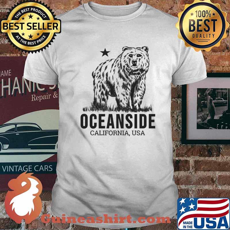 Oceanside California Grizzly Bear T-Shirt