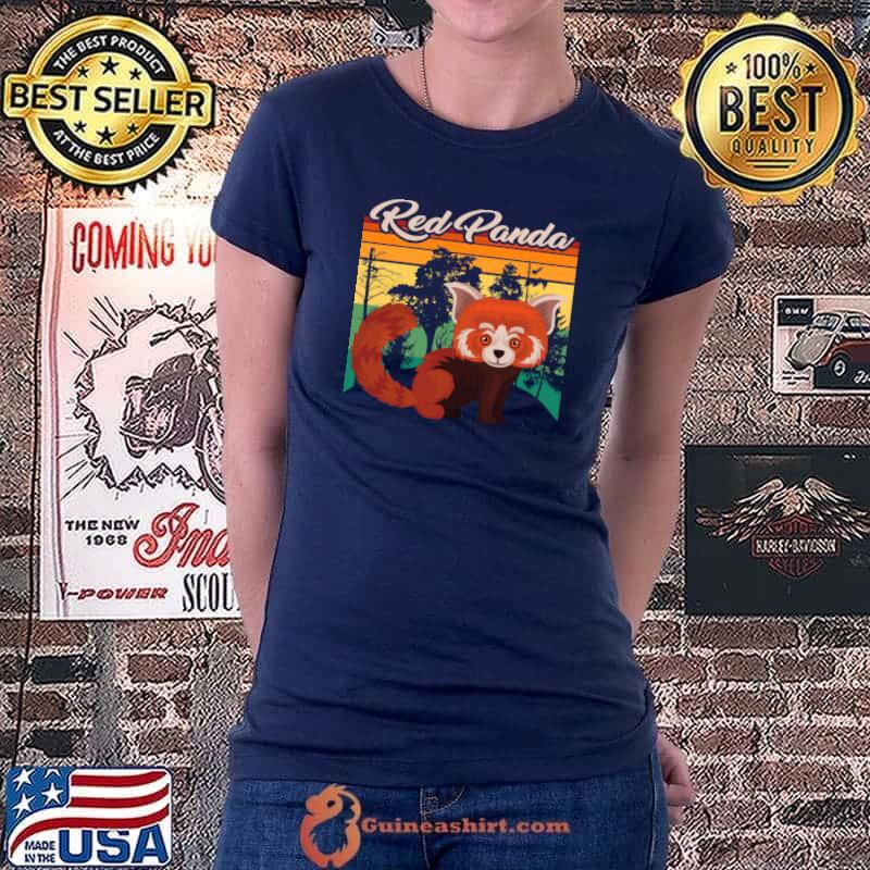Official cute Animal Friendly Panda vintage T-Shirt Ladiestee