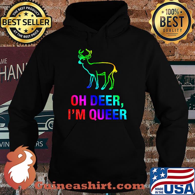 Oh Deer I'm Queer LGBT Gay Pride T-Shirt Hoodie
