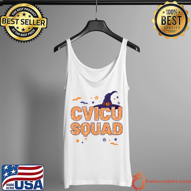 Original cVICU Squad Witch Hat CVICU Nurse Crew Halloween Matching Premium T-Shirt Tank Top