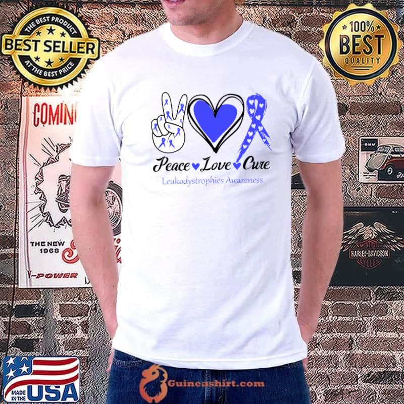 Original peace Love Cure Leukodystrophies Awareness Classic T-Shirt