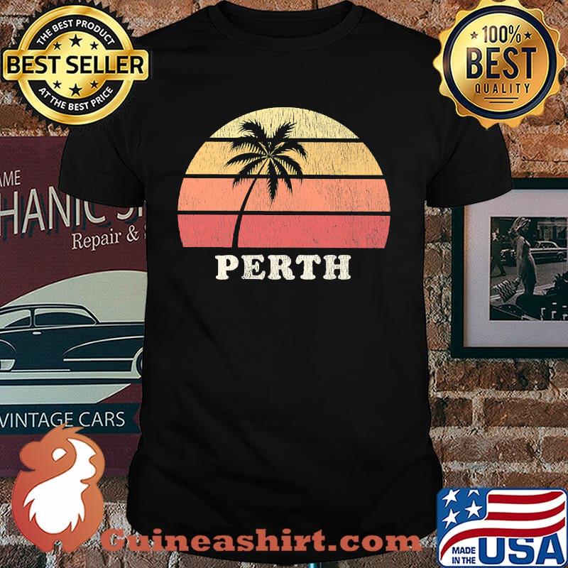 Perth Vintage 70s Retro Throwback Design Premium T-Shirt