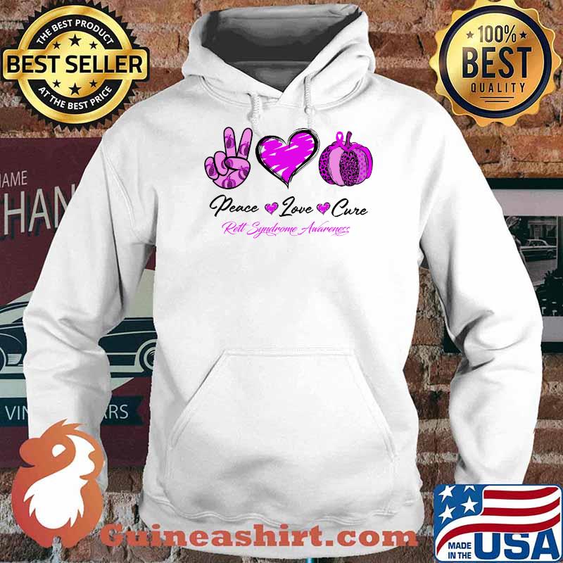 Ph Pumpkin Ribbon Rett Syndrome Awareness Month Costume T-s Hoodie