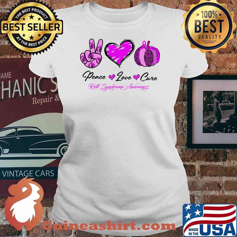 Ph Pumpkin Ribbon Rett Syndrome Awareness Month Costume T-s Ladies tee