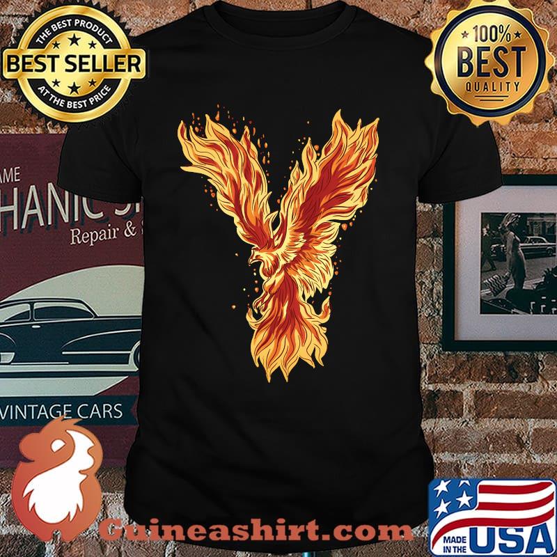 Phoenix from Ashes Phoenix Firebird Mythical Creatures T-shirt