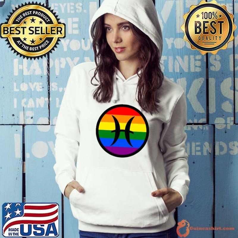 Pisces Astrology Design 4 LGBT T-Shirt Hoodie