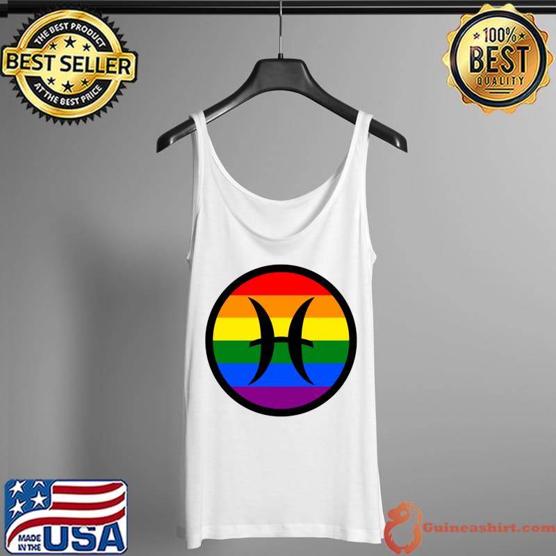 Pisces Astrology Design 4 LGBT T-Shirt Tank Top