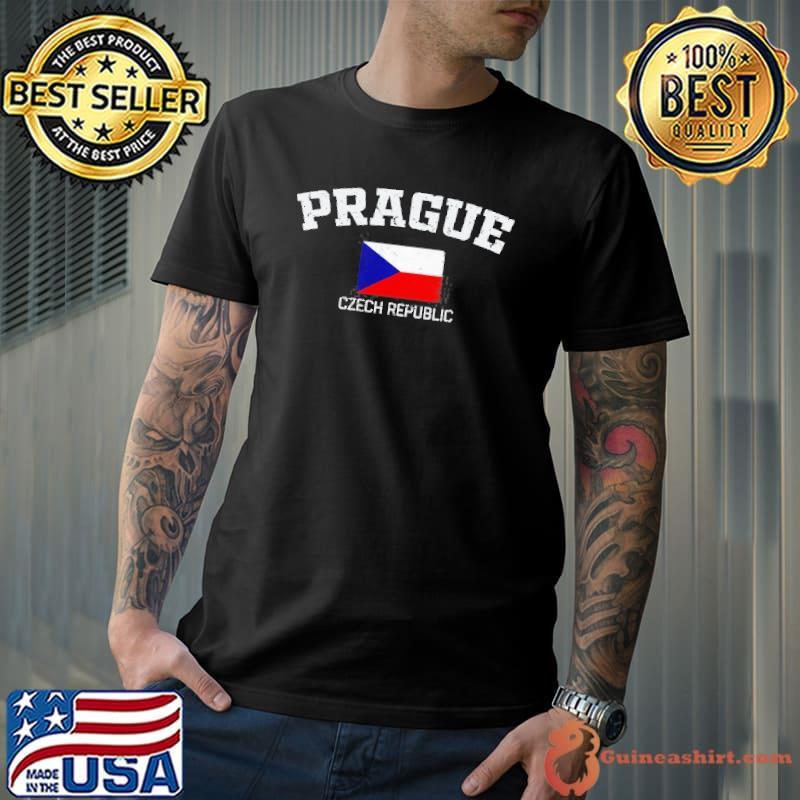 Prague Czech Republic Souvenir Flag Shirt
