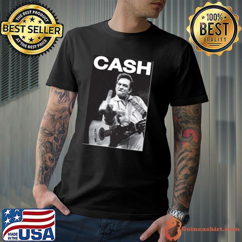 Premium fuck Johnny Cash Guitar Shirt
