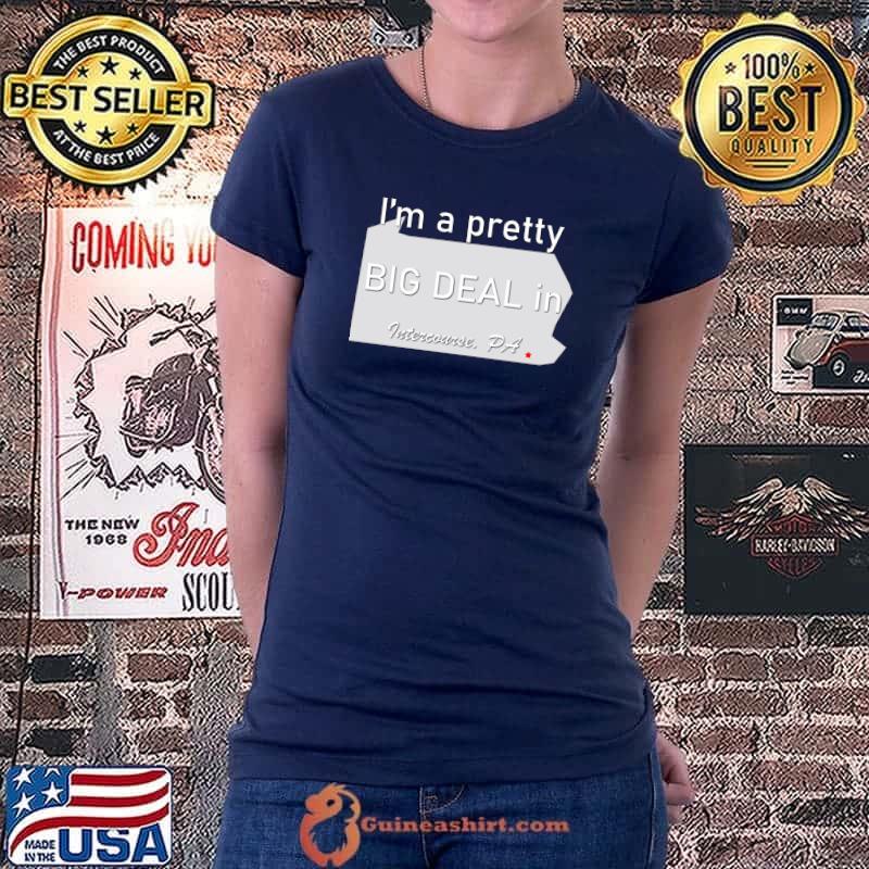 Premium funny or Quirky Town Names Around the USA (Intercourse, Pennsylvania) Classic T-Shirt Ladiestee