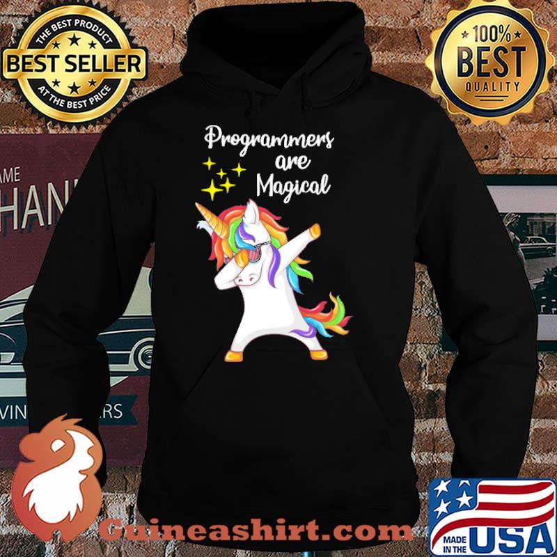 Programmers are magical unicorn dabbing s Hoodie