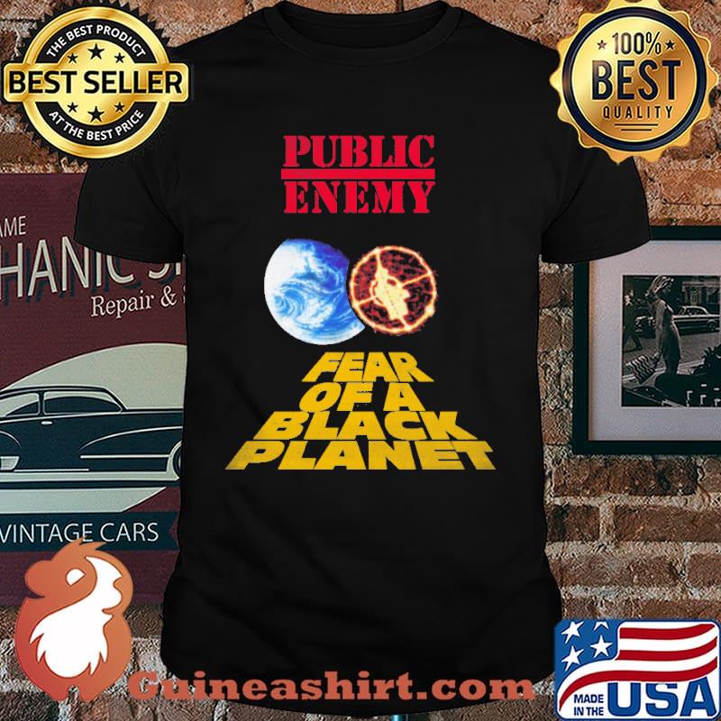 Public enemy fear of a black planet earth shirt