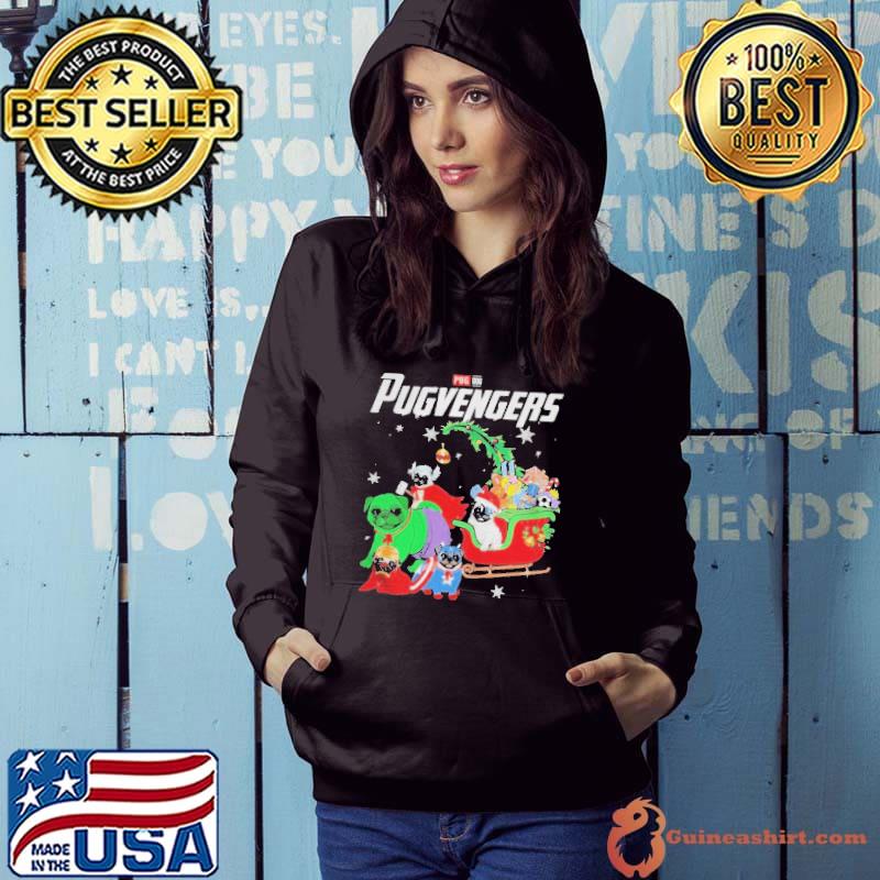 Pug Dog Pugvengers Marvel Avengers Merry Christmas Shirt