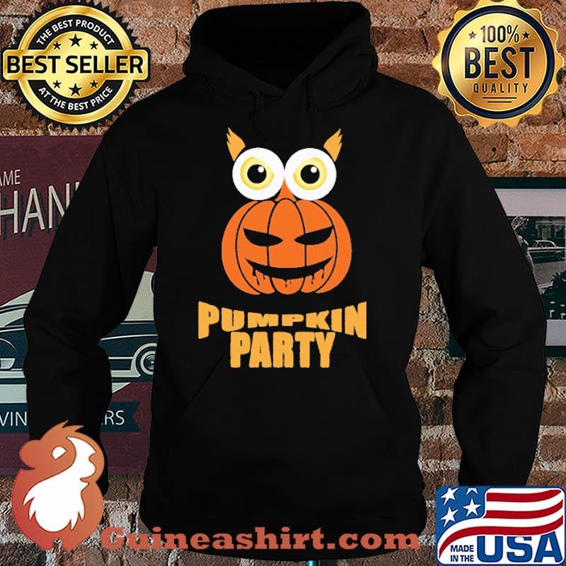 Pumpkin Party Owl Halloween Shirt Hoodie