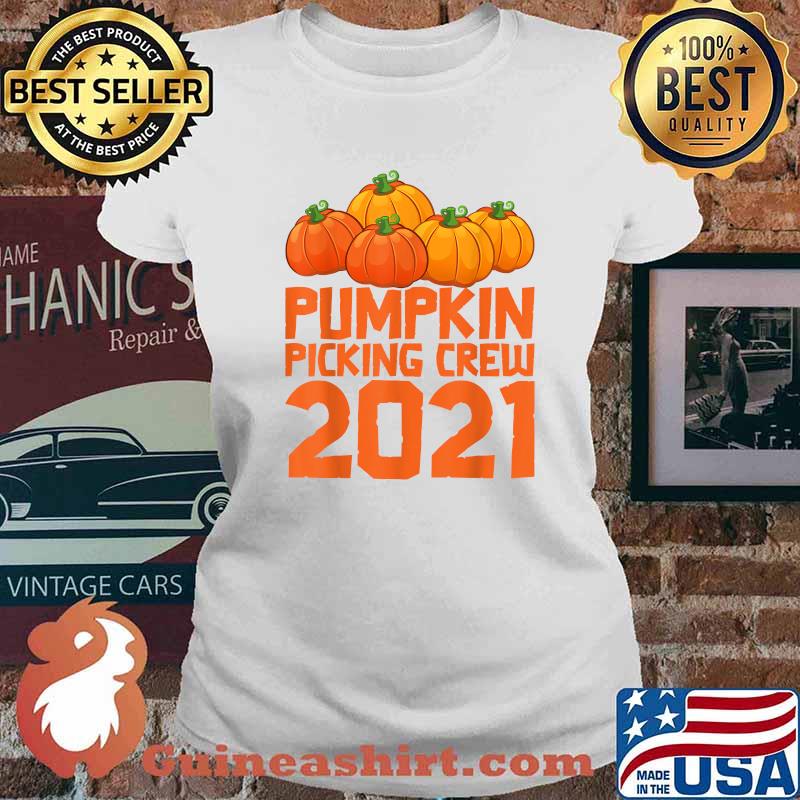 Pumpkin Picking Crew 2021 Halloween Toddler Kids Costume T-Shirt Ladies tee