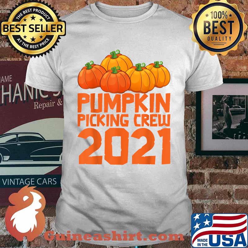 Pumpkin Picking Crew 2021 Halloween Toddler Kids Costume T-Shirt
