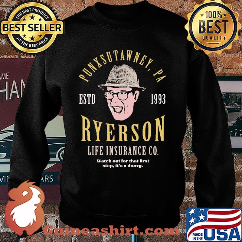 Punxsutawney Pa ESTD 193 Ryerson Life Insurance Co Shirt Sweater