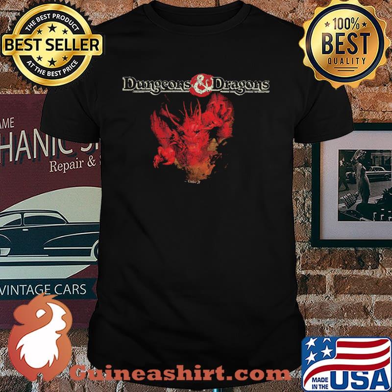 Red Dungeons And Dragons shirt