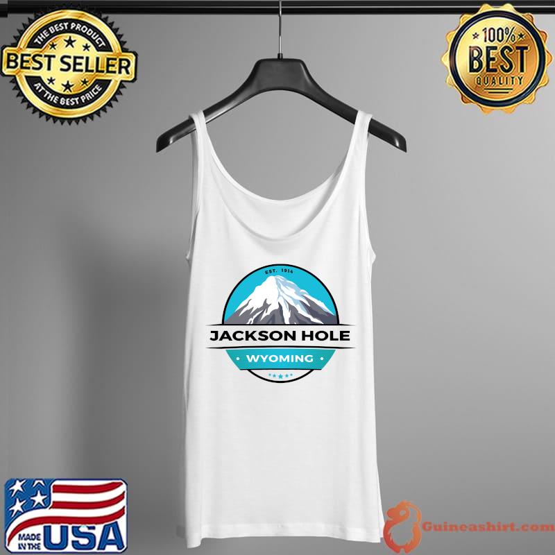Retro Cool Jackson Hole Wyoming Rocky Mountain Peak Novelty T-s Tank Top