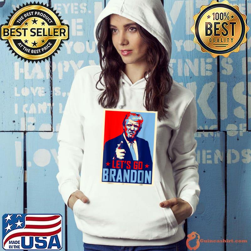 Retro Vintsge Let's Go Brandon Trump Poster Joe Biden Chant T-Shirt