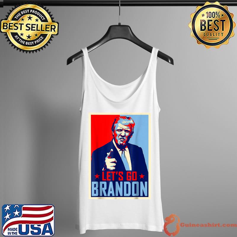 Retro Vintsge Let's Go Brandon Trump Poster Joe Biden Chant T-Shirt Tank Top