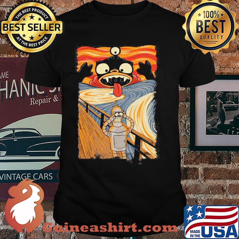 Robot Scream Retro shirt