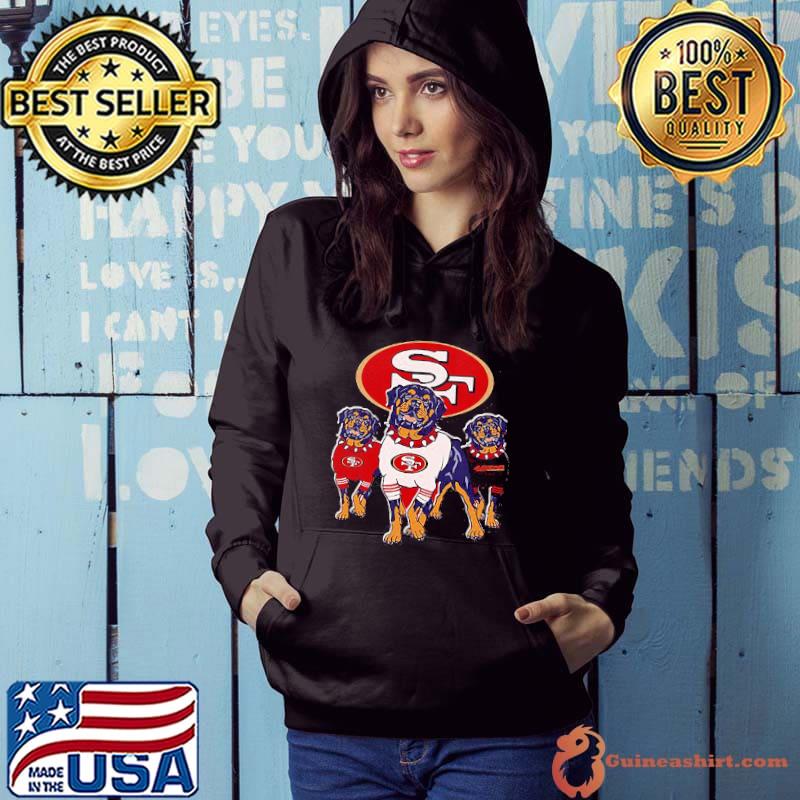 San Francisco 49ers Rottweiler dog shirt, hoodie, sweater and v