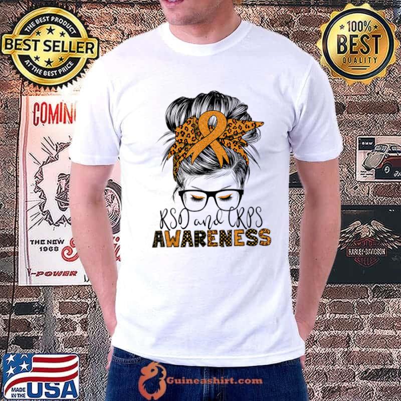 RSDCRPS awareness messy hair bun for women T-Shirt Unisex