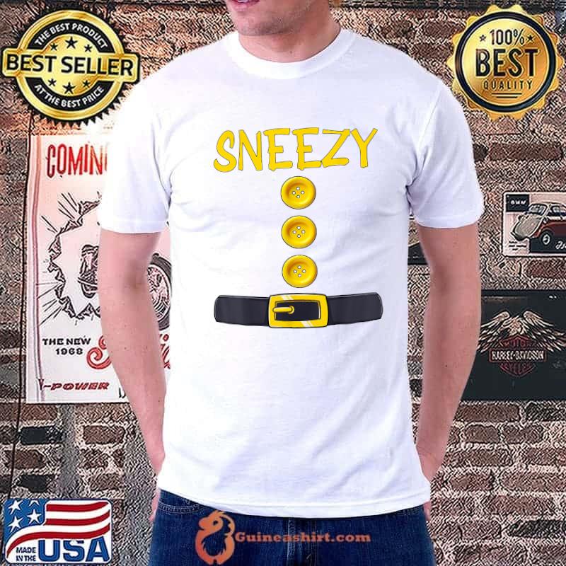 Sneezy Dwarf Halloween Costume Color Matching Gifts Idea T-Shirt Unisex