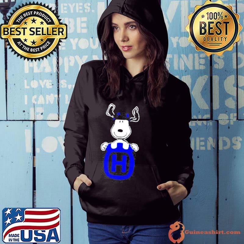 Snoopy hug Husqvarna Logo s Hoodie