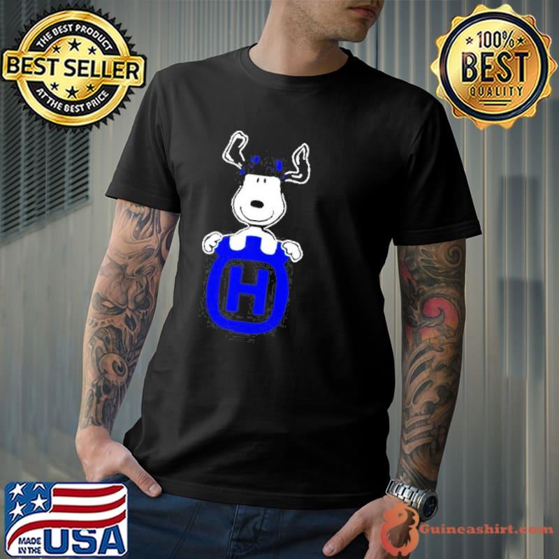 Snoopy hug Husqvarna Logo shirt