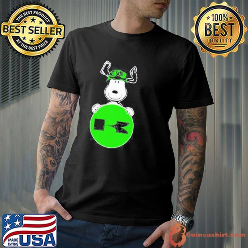 Snoopy hug Kawasaki Logo shirt